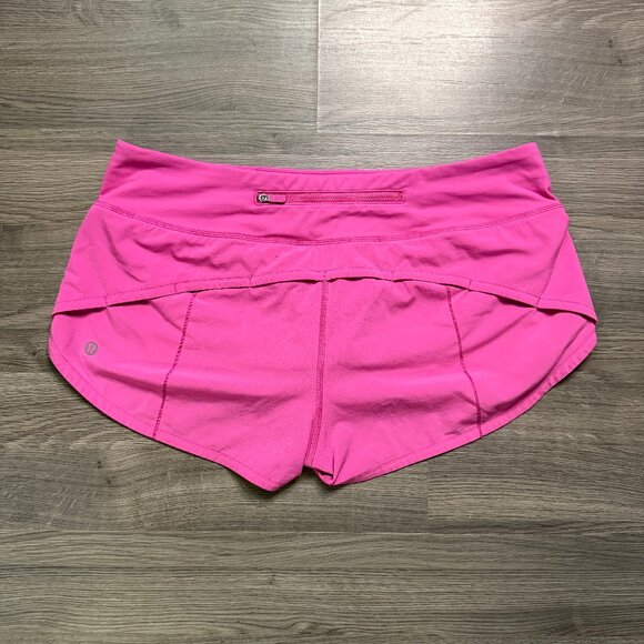 Lululemon Women's Speed Up Low-Rise Lined Short 2.5" - Pink - Picture 5 of 11